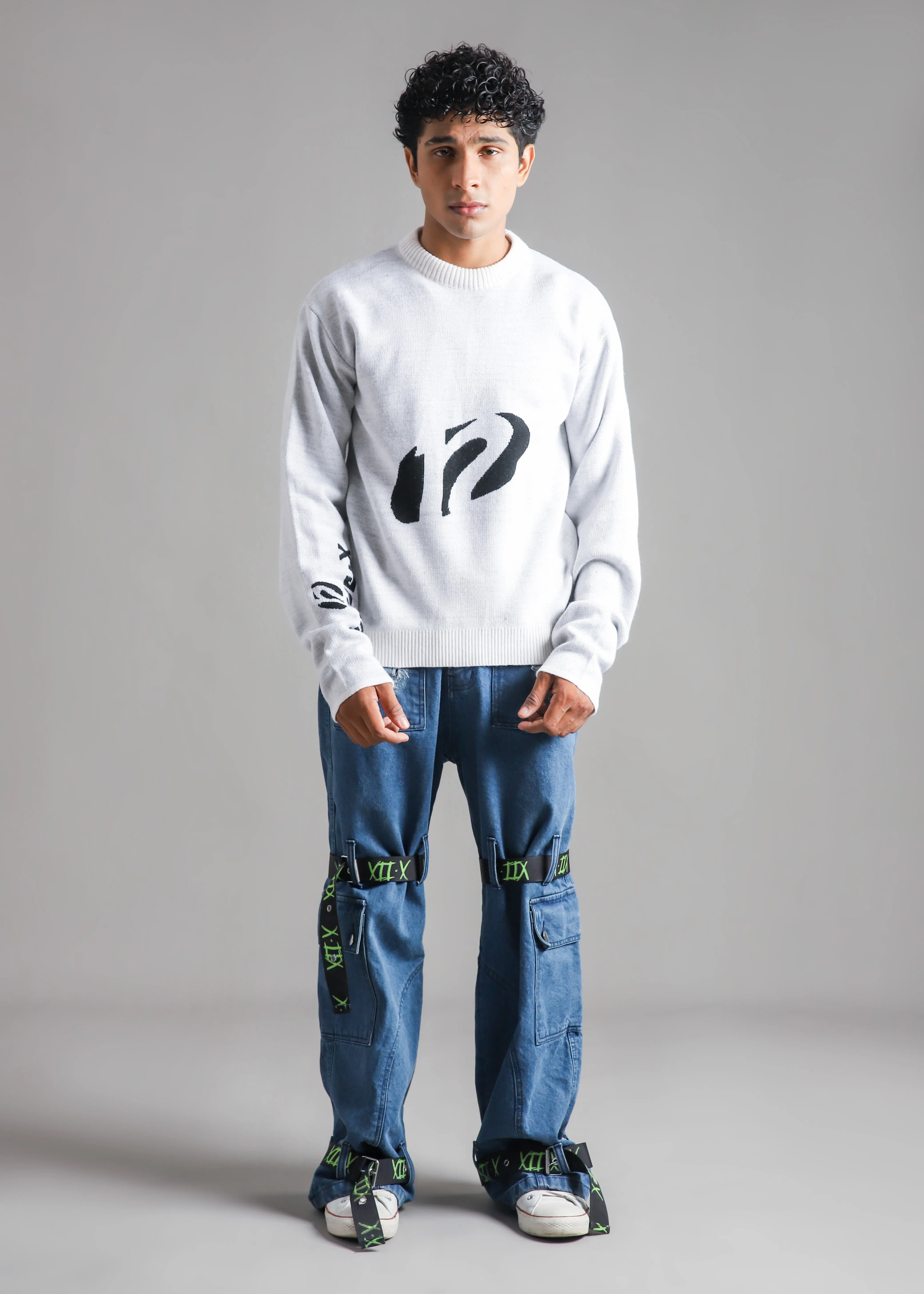 12 Logo Knitted Sweater