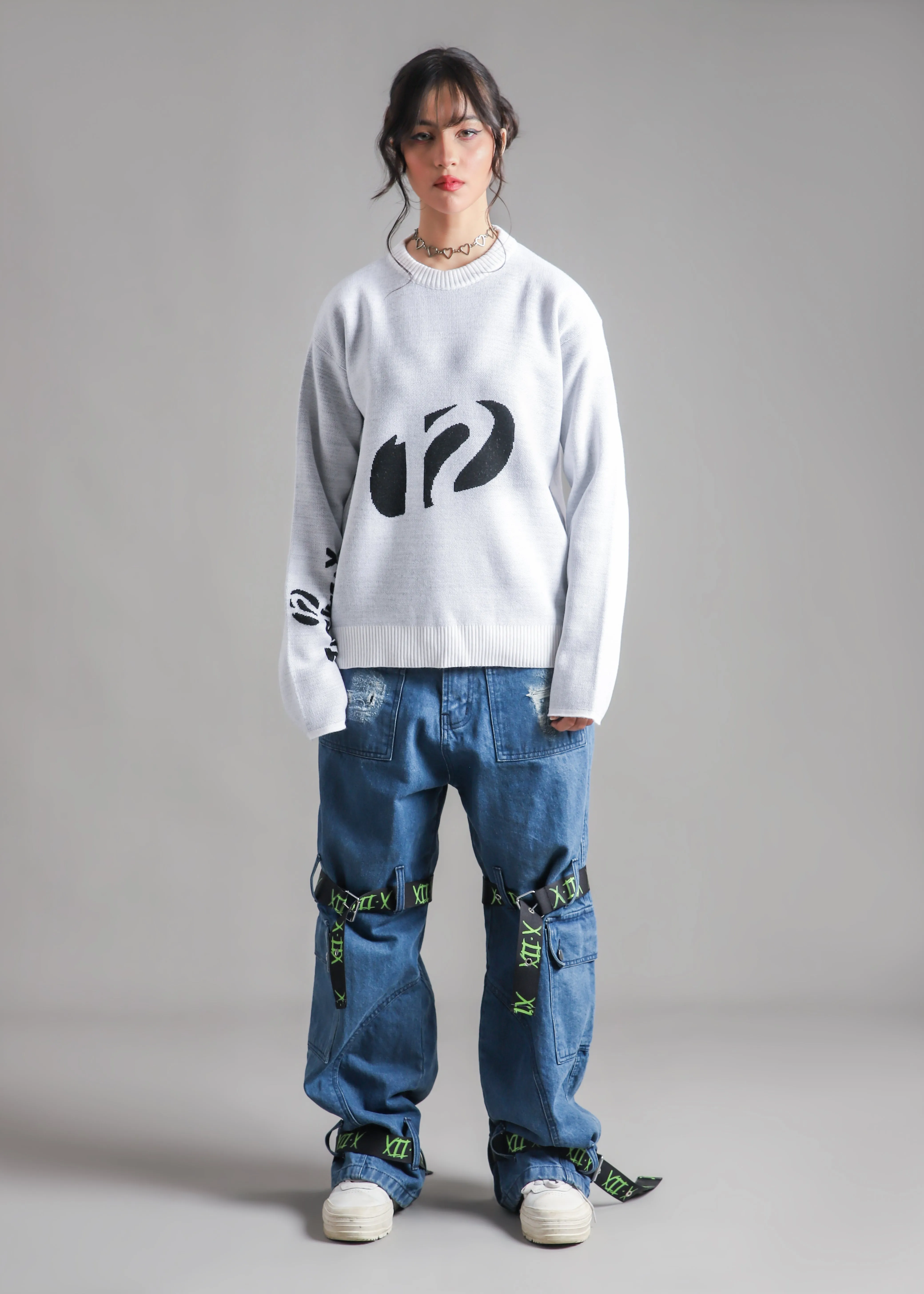 12 Logo Knitted Sweater