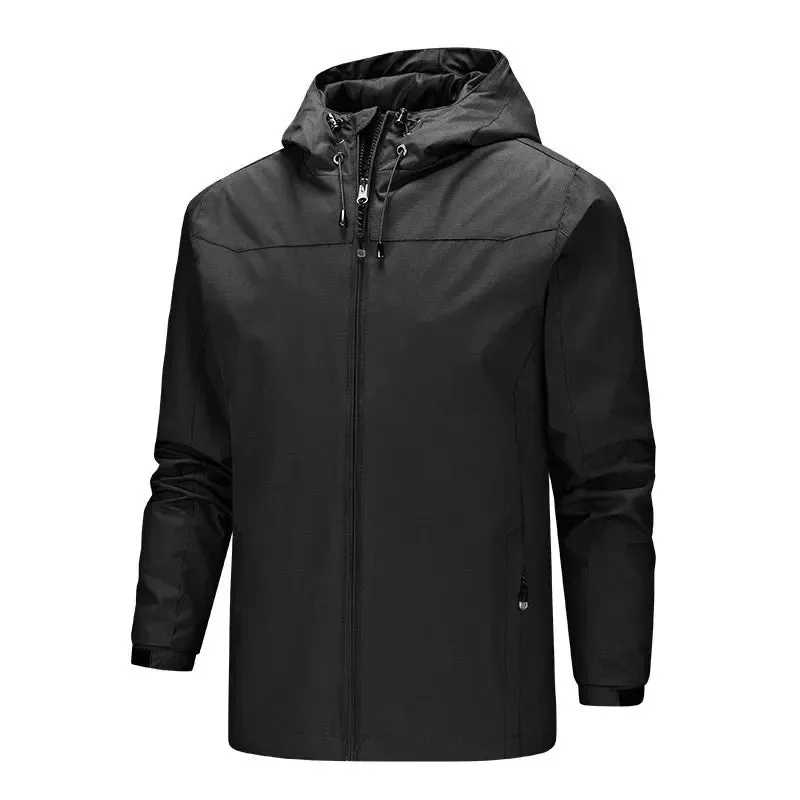 2024 Brand Spring Autumn Men's Jackets Waterproof Windproof Thin Jacket Overcoat for Male Single Layer Trench Coat Jacket