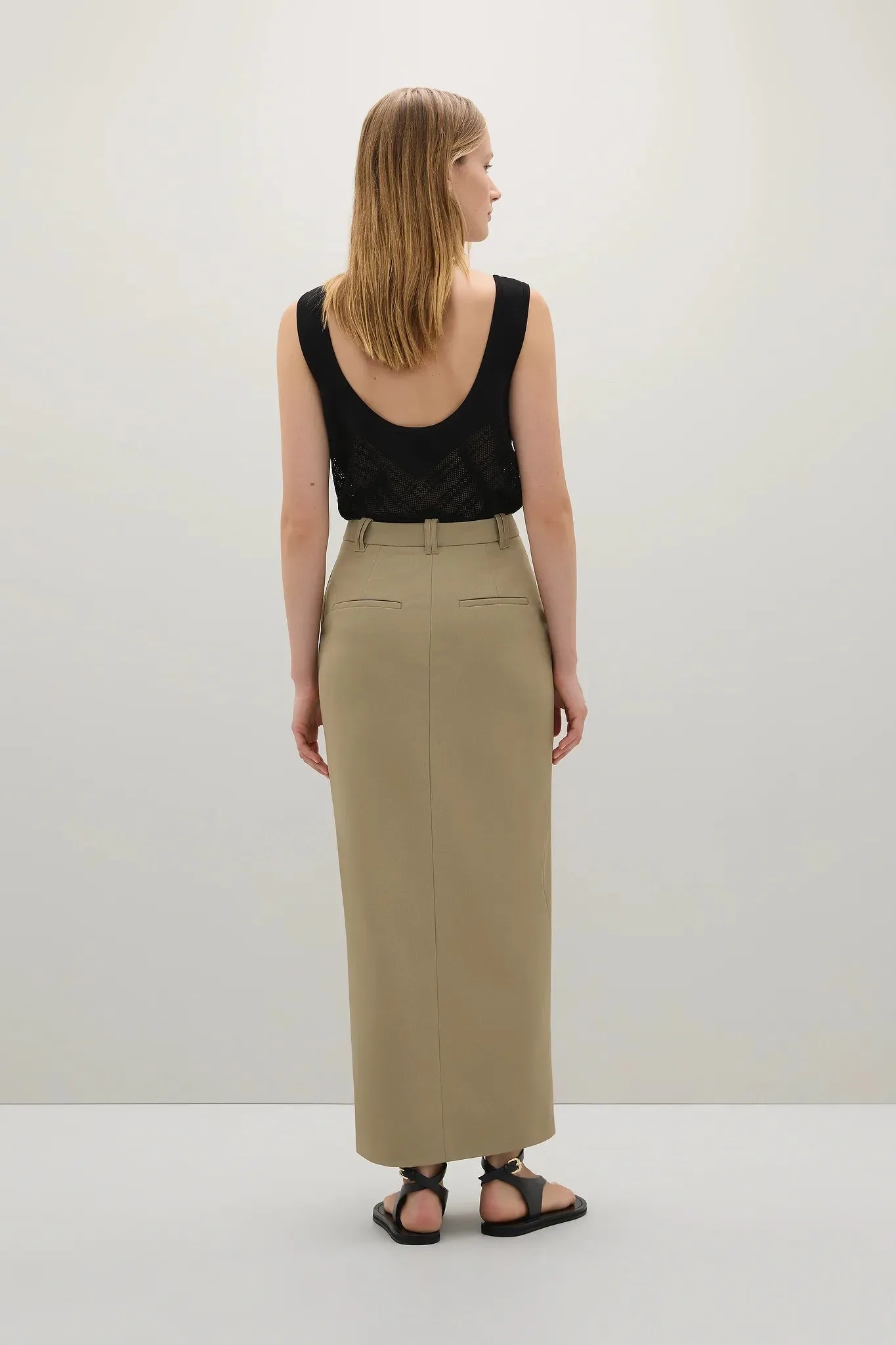 A Emery Larley Skirt in Fawn