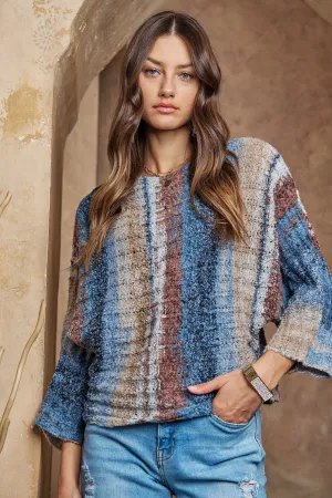 adora - MULTI COLOR SWEATER TOP