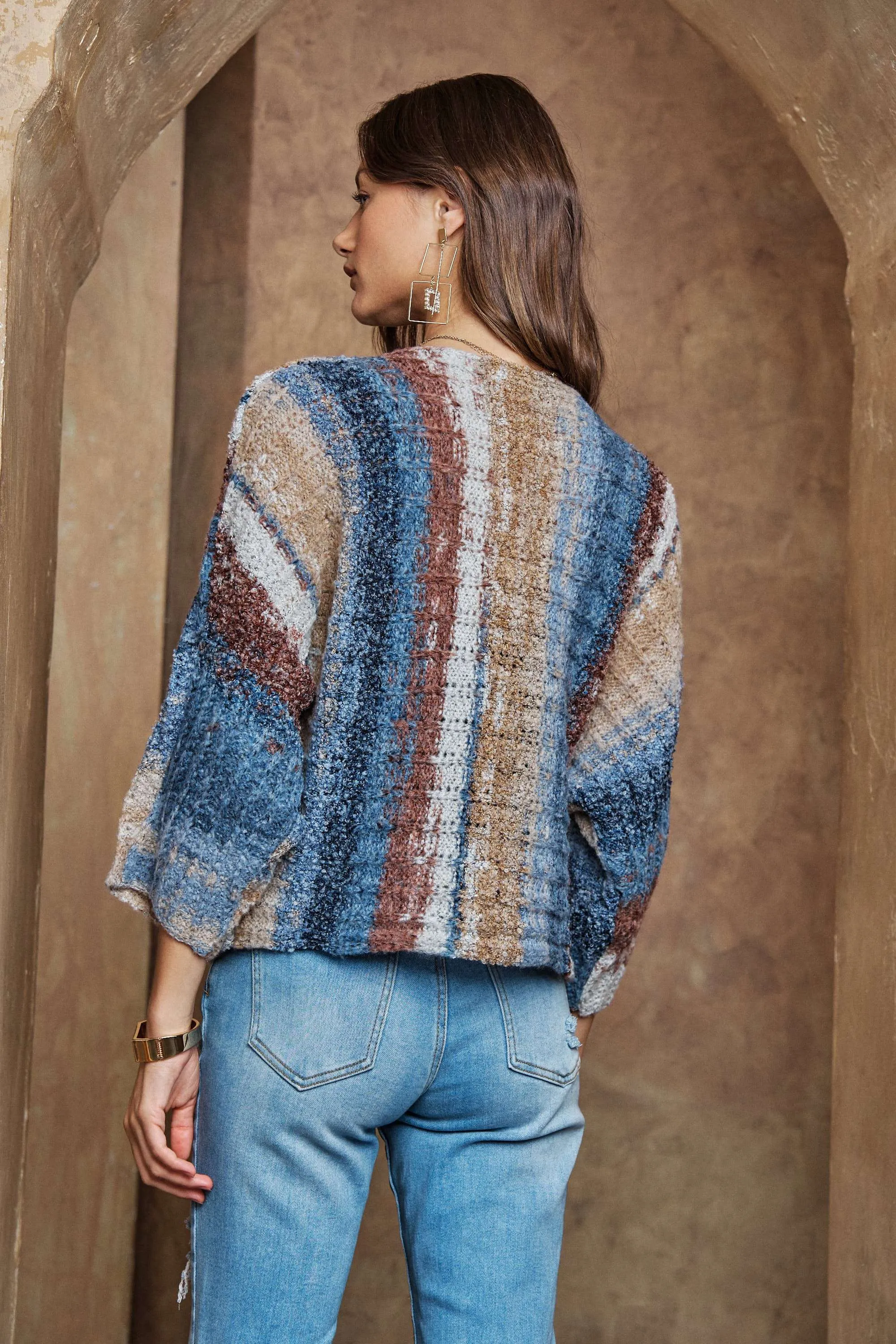 adora - MULTI COLOR SWEATER TOP