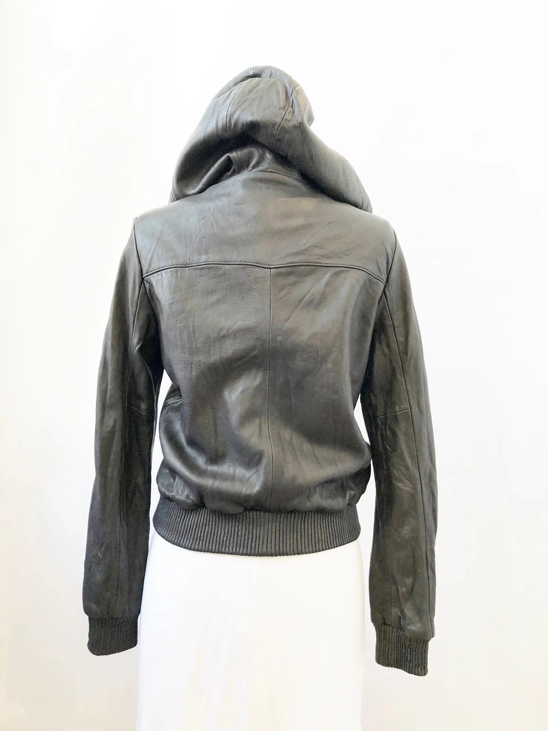 Adriano Goldschmied Leather Jacket Size S