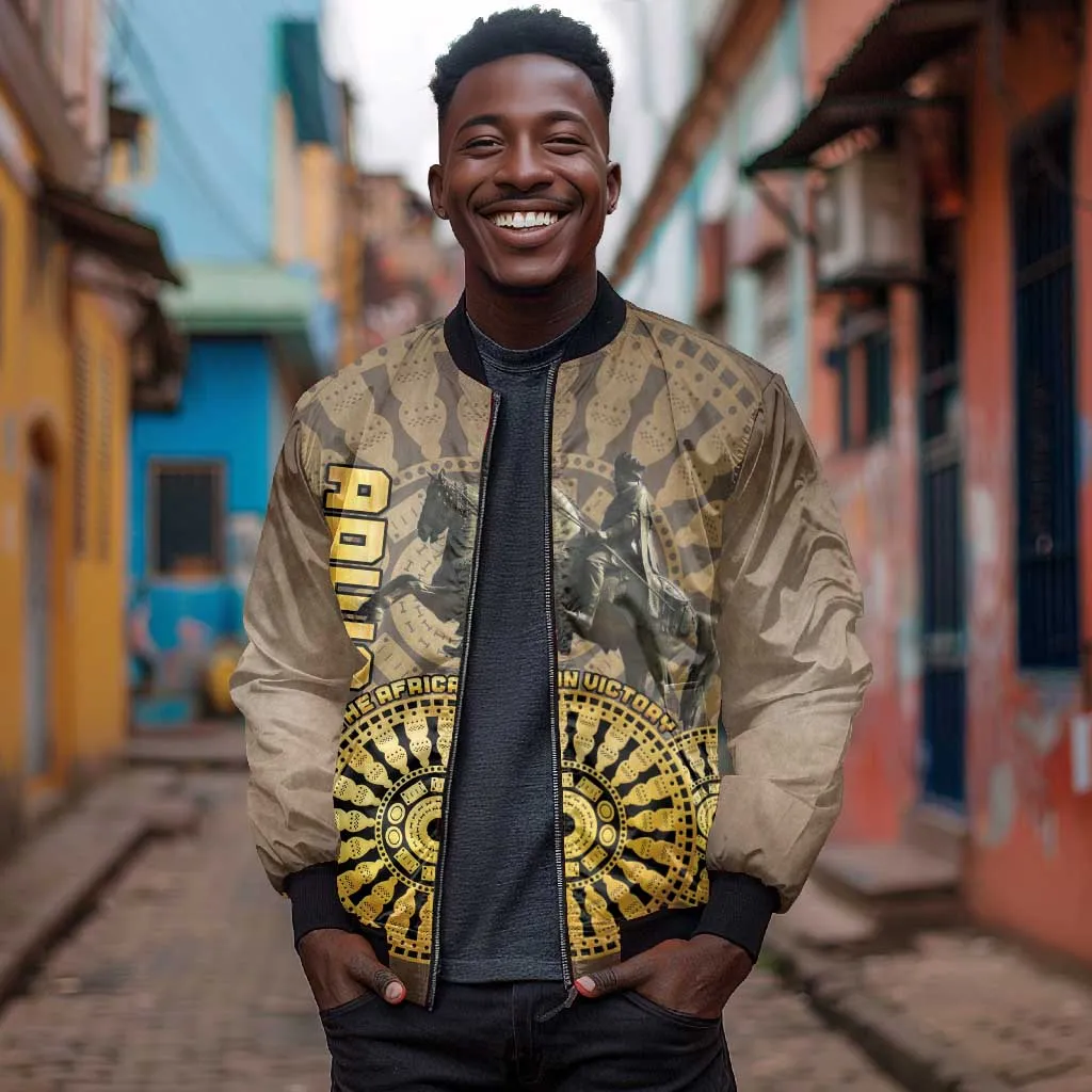 Adwa Victory Day Bomber Jacket Adwa Battle Shield - Vintage Style LT15