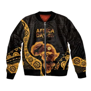Africa Day Personalized Bomber Jacket Ethnic Retro Style LT7