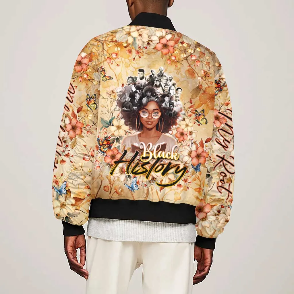 African Women Black History Bomber Jacket Civil Rights Leaders My Roots DT02