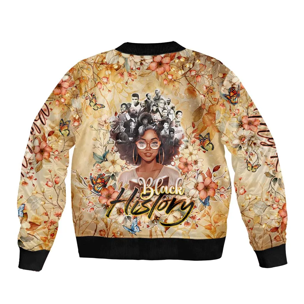 African Women Black History Bomber Jacket Civil Rights Leaders My Roots DT02