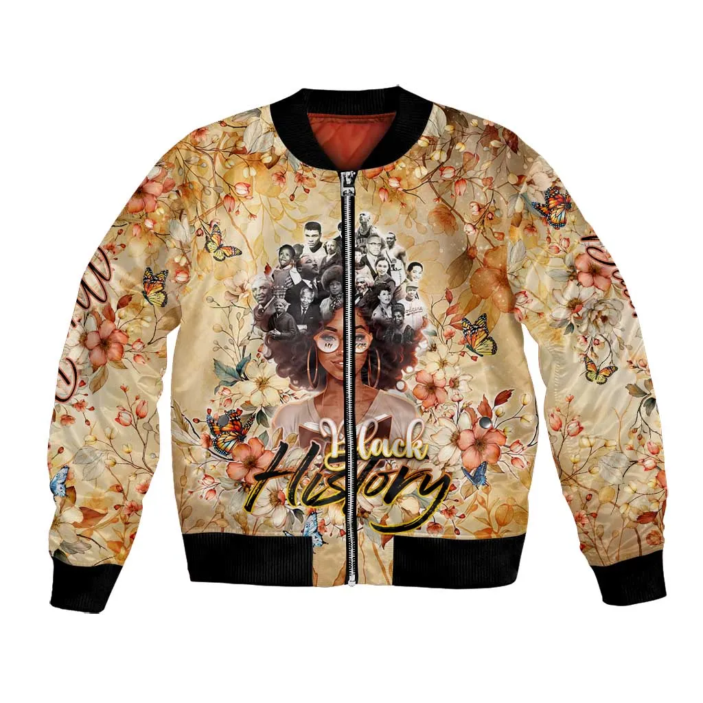 African Women Black History Bomber Jacket Civil Rights Leaders My Roots DT02