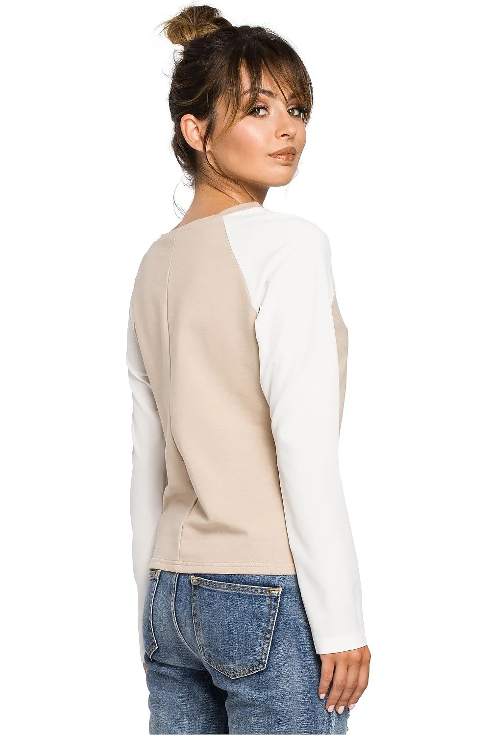 Airy Sleeve Knit Blouse