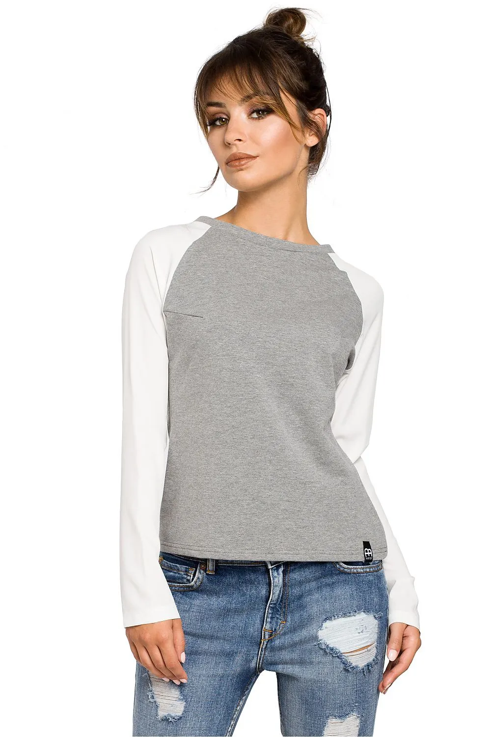 Airy Sleeve Knit Blouse