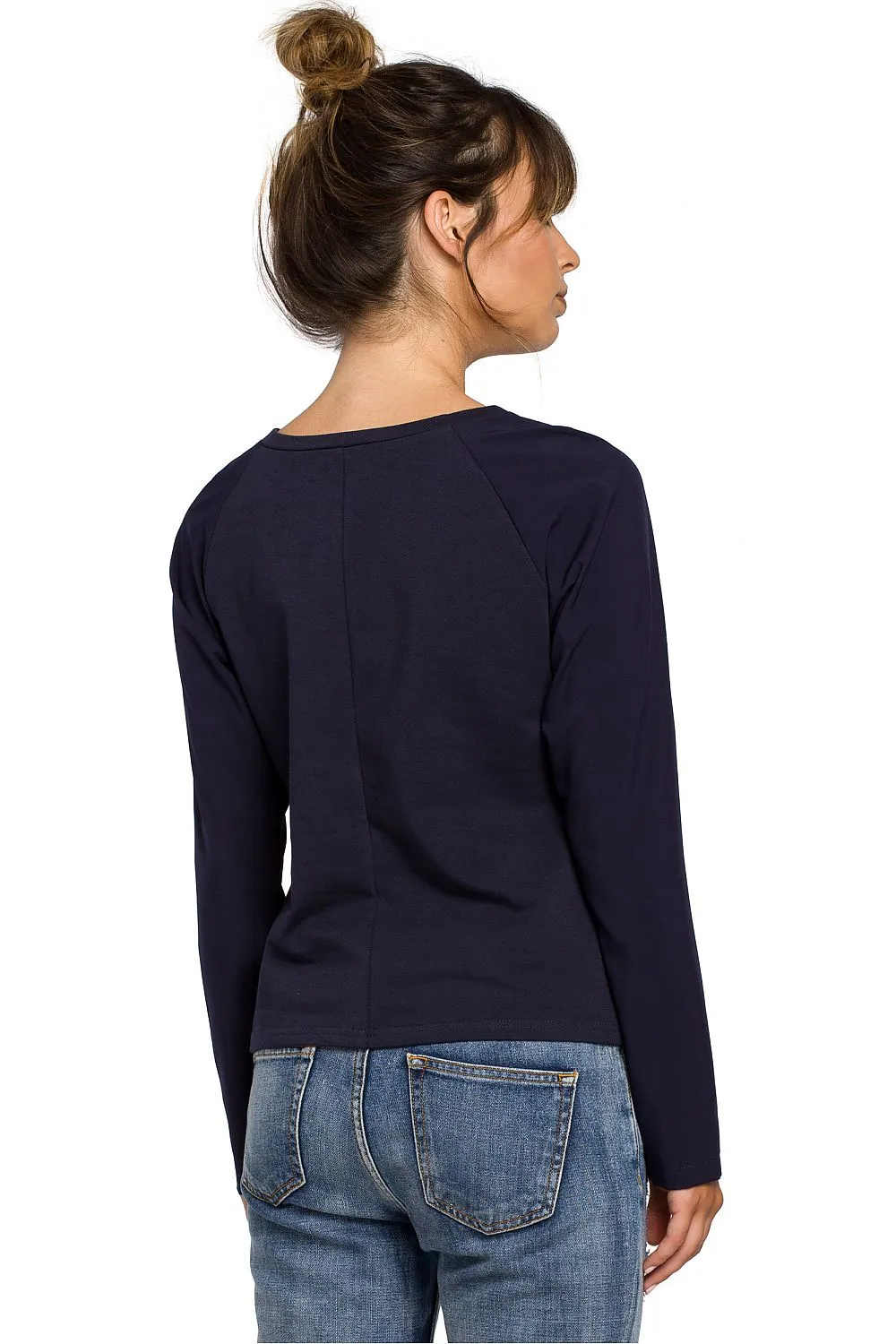 Airy Sleeve Knit Blouse