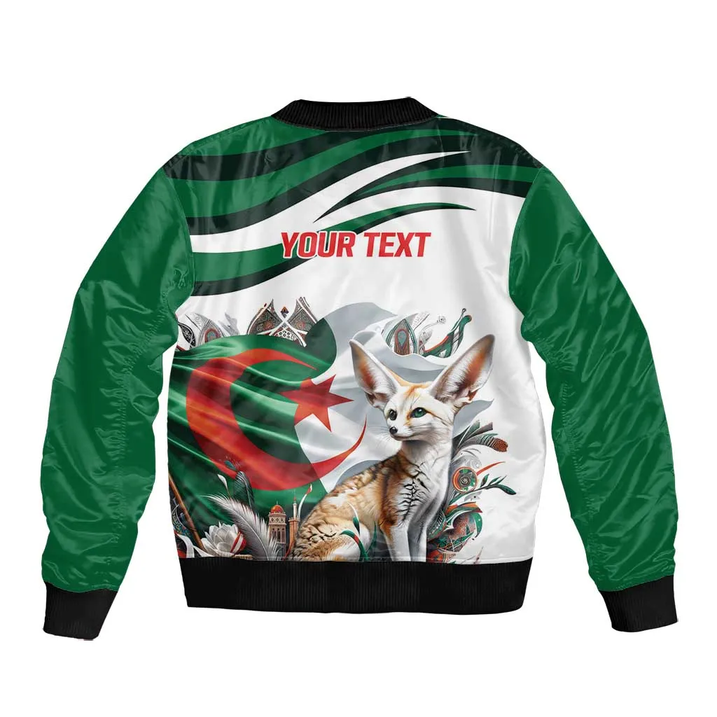 Algeria Fennec Fox Personalized Bomber Jacket with Algerian Culture and Nature LT9