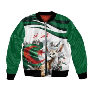 Algeria Fennec Fox Personalized Bomber Jacket with Algerian Culture and Nature LT9
