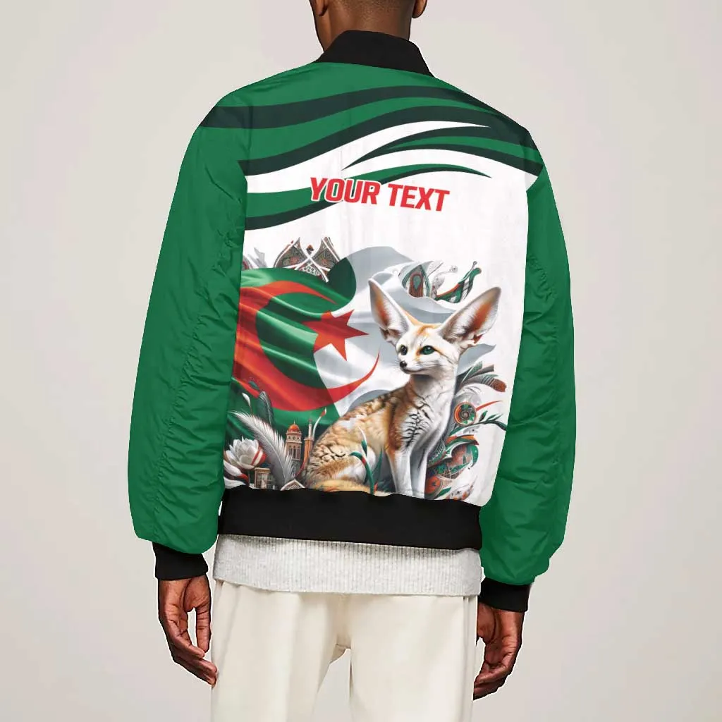 Algeria Fennec Fox Personalized Bomber Jacket with Algerian Culture and Nature LT9