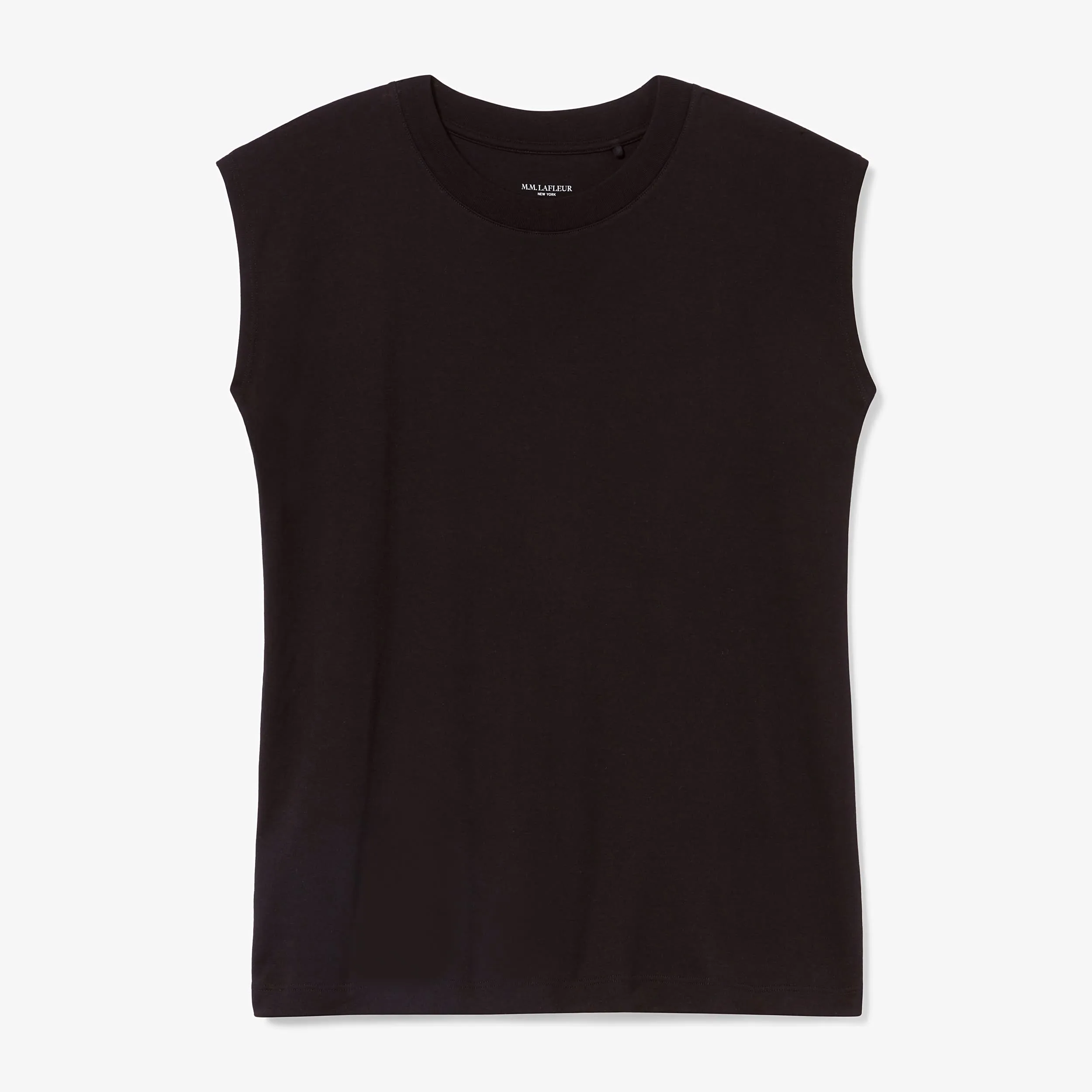 Alina Muscle Tee - Organic Pima Cotton :: Black