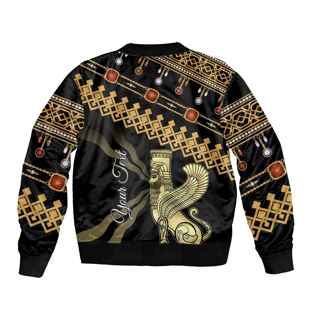 Assyrian New Year Bomber Jacket Akitu 6774 Kha B Nissan LT01