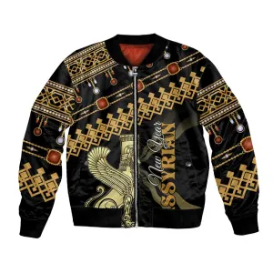 Assyrian New Year Bomber Jacket Akitu 6774 Kha B Nissan LT01