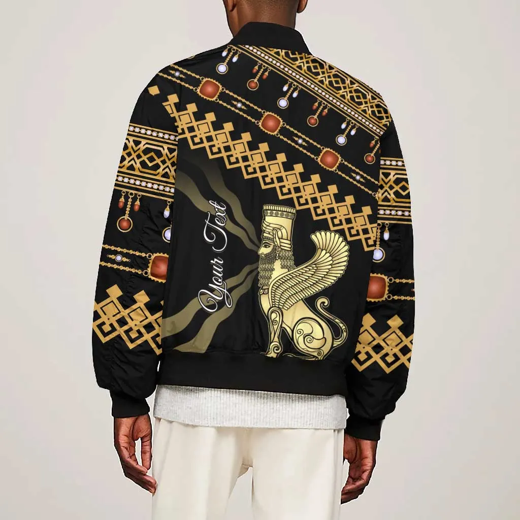 Assyrian New Year Bomber Jacket Akitu 6774 Kha B Nissan LT01