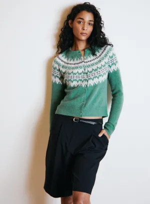 Autumn Cashmere Crew Neck Cardi