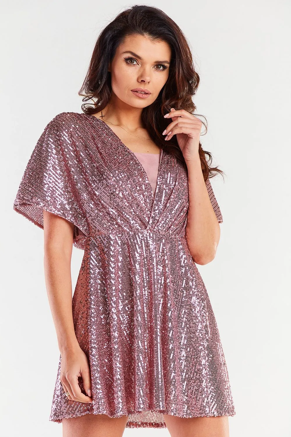 Back-Tear Flared Dress