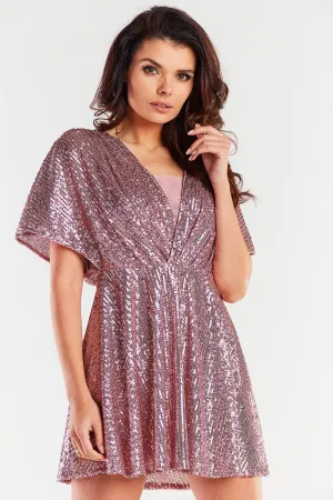 Back-Tear Flared Dress