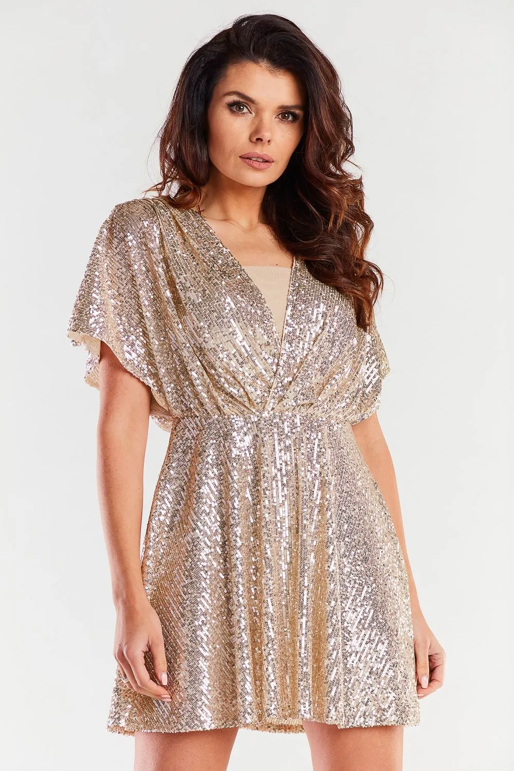 Back-Tear Flared Dress