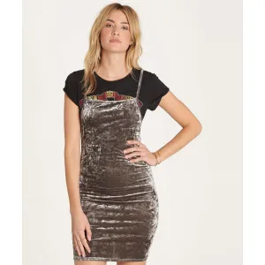 Billabong Women's Mystic Dream Velvet Dress | Silver