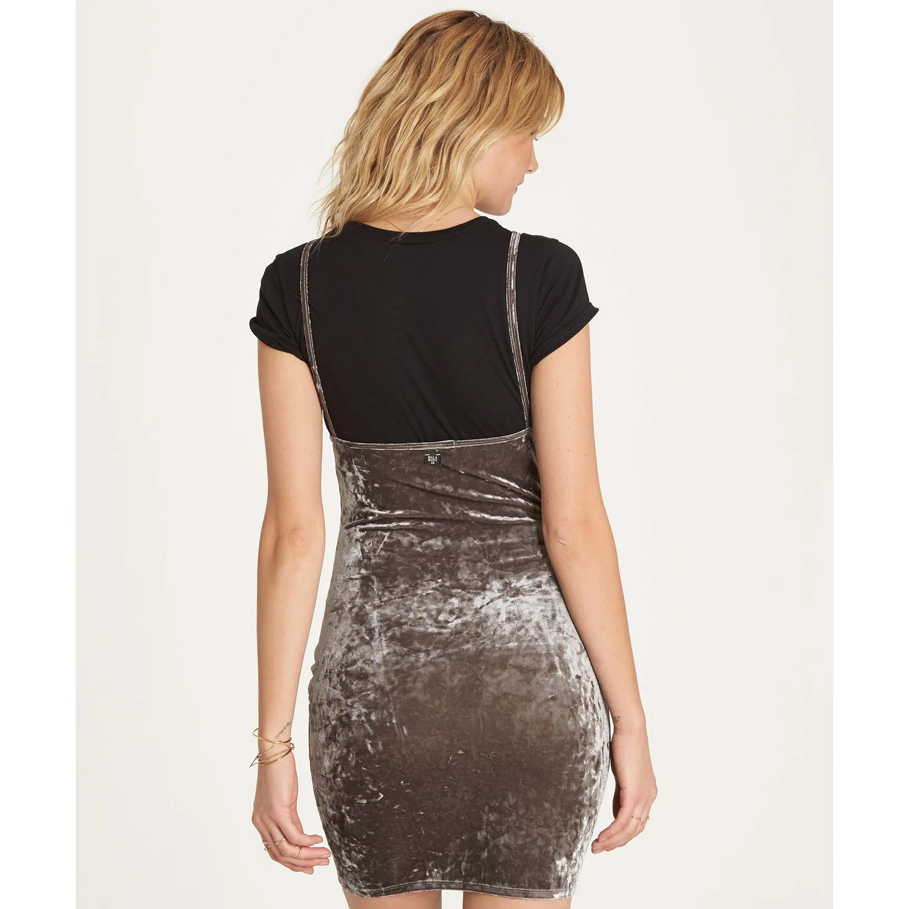 Billabong Women's Mystic Dream Velvet Dress | Silver