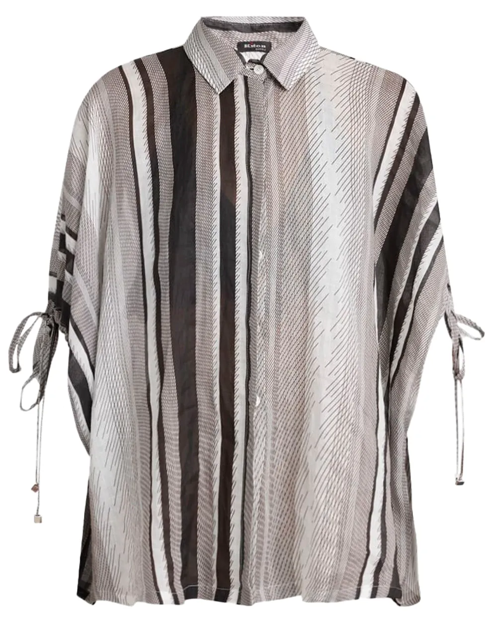 Black and White Oversized Dolman Shirt