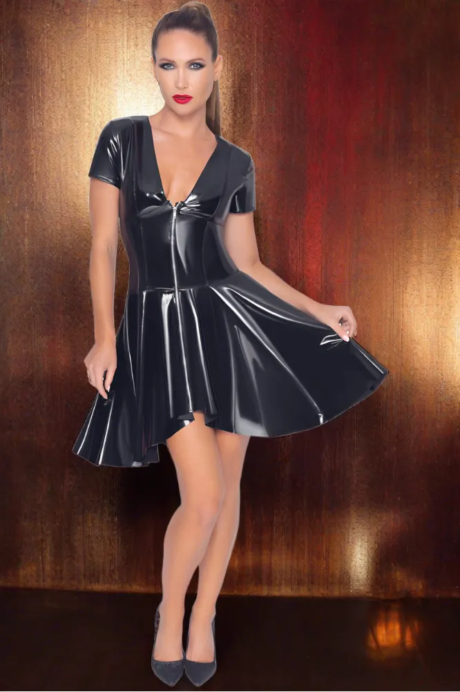 Black Level Vinyl Dress