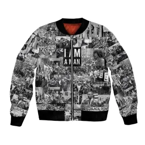 Black Power Bomber Jacket African American Culture DT02