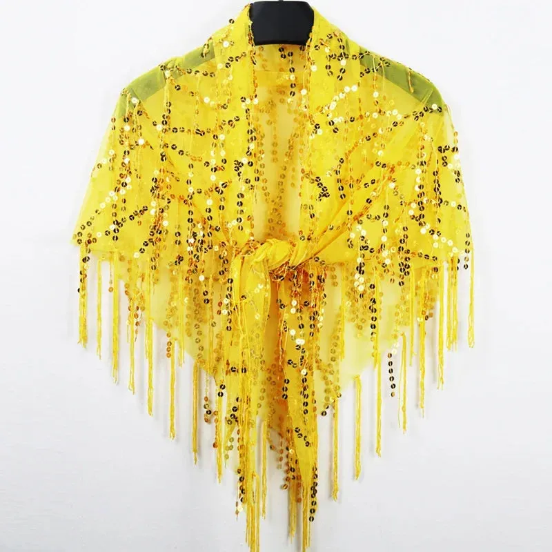 Bling Tasseled Sequined Blouse