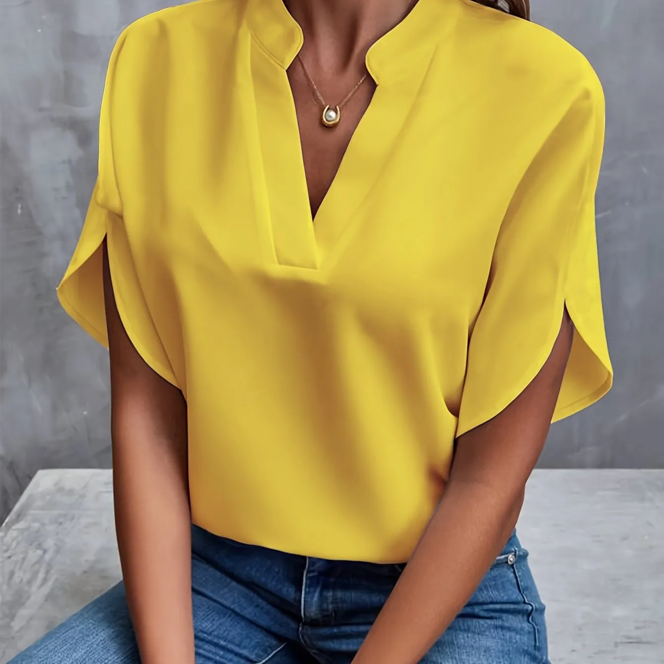 Brockwell® | Flared Sleeve Blouse