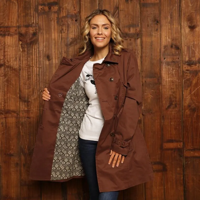 Cape Quarter Trench Coat III - Choc