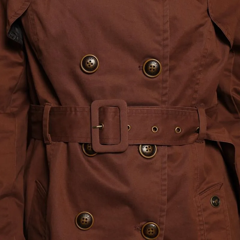 Cape Quarter Trench Coat III - Choc