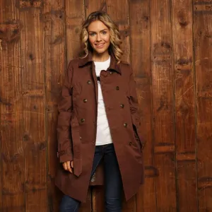 Cape Quarter Trench Coat III - Choc