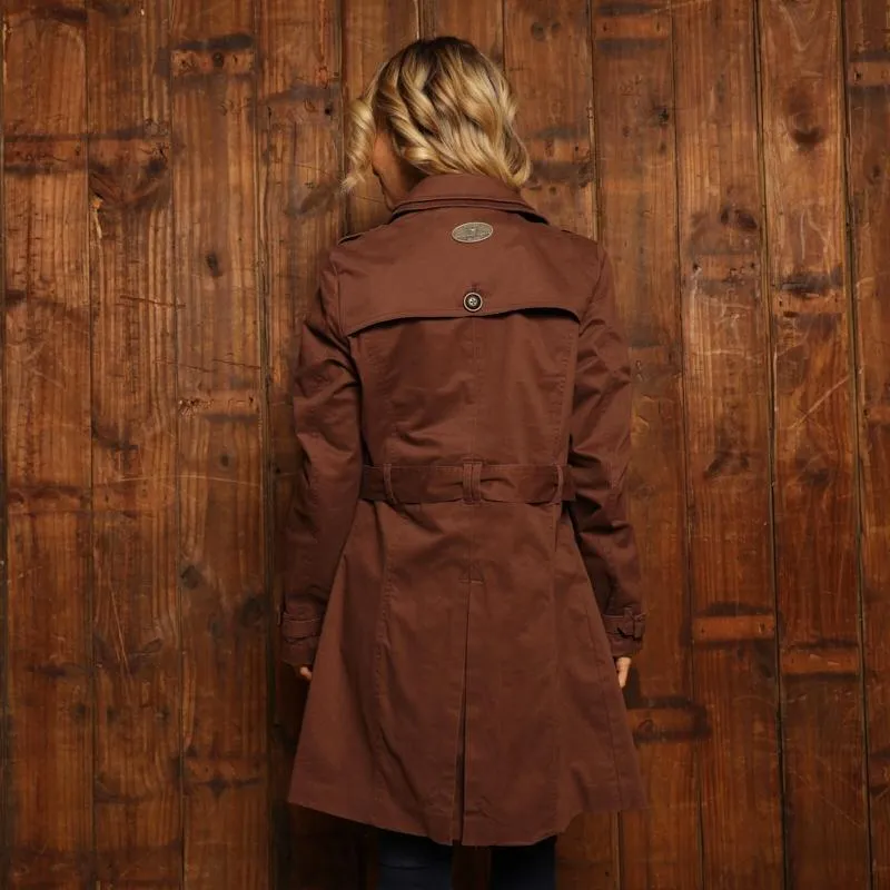 Cape Quarter Trench Coat III - Choc
