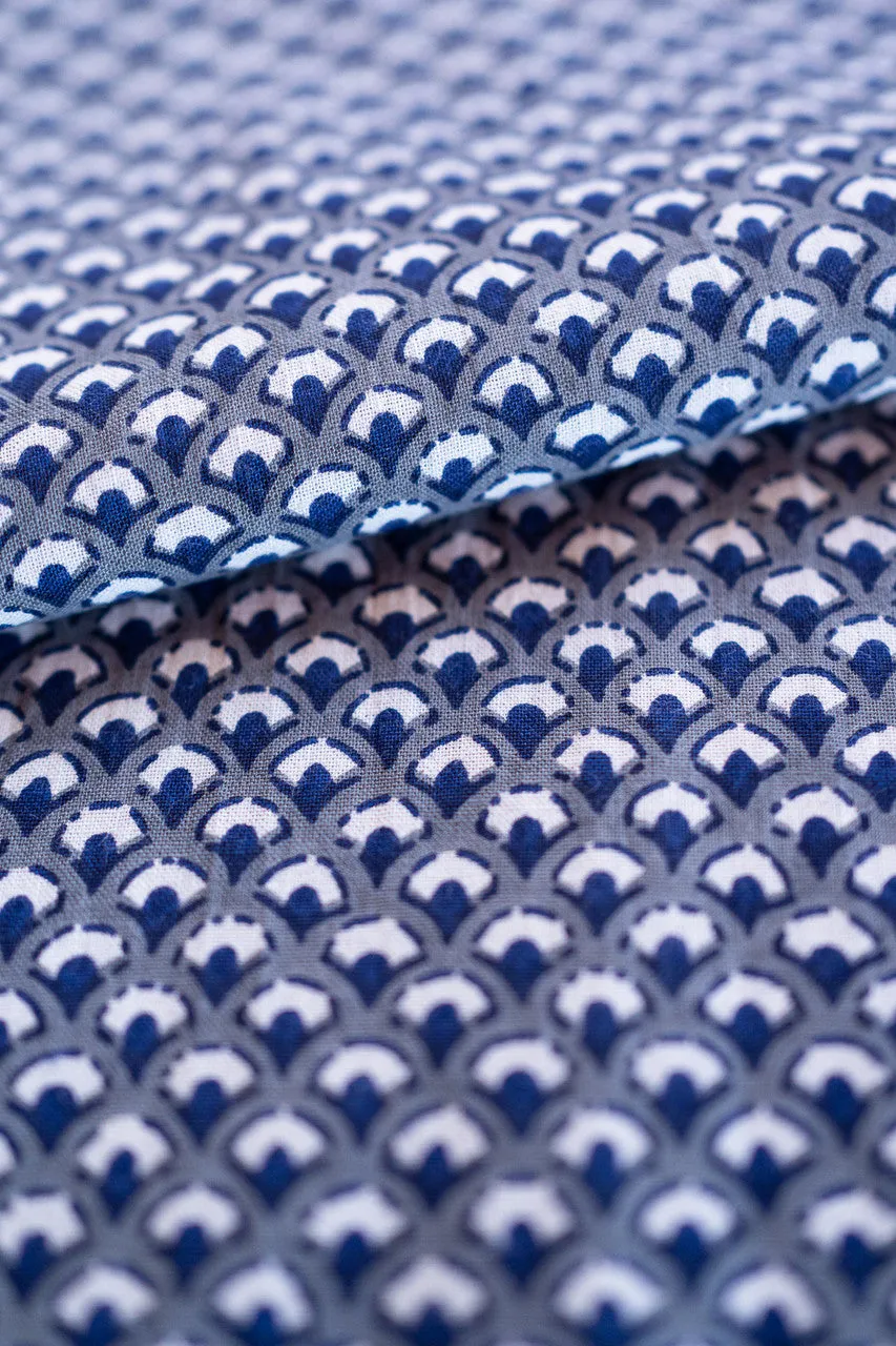 Chameleon Reversible Skirt - Bluebell & Enoki