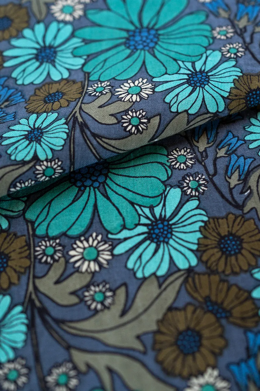 Chameleon Reversible Skirt - Bluebell & Enoki