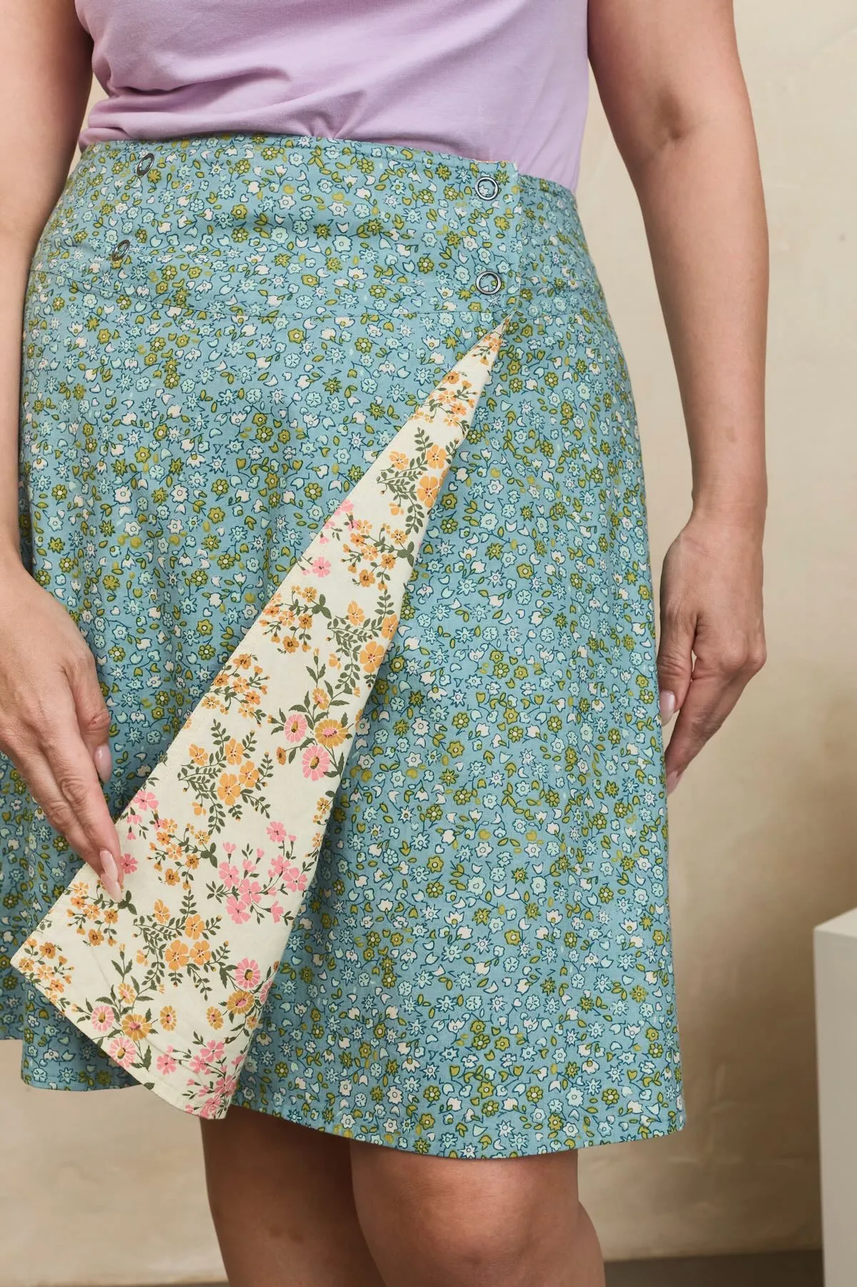 Chameleon Reversible Skirt - Fleur & Aster