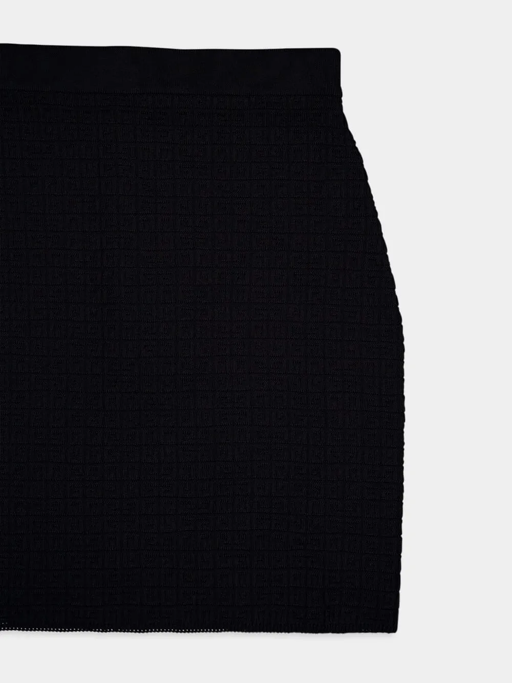 Chic Textured Pencil Skirt