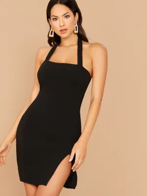Chidozie Bodycon Halter Dress