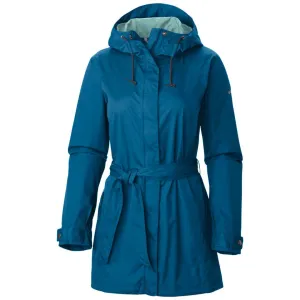 Columbia Women Blue Pardon My Trench Rain Jacket