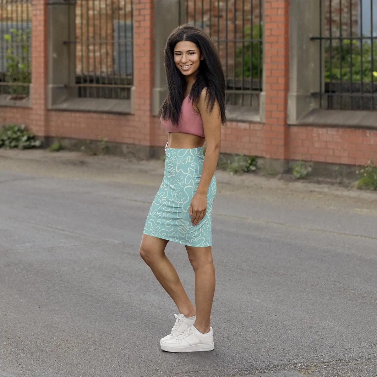 Coral Women's Mini Skirt