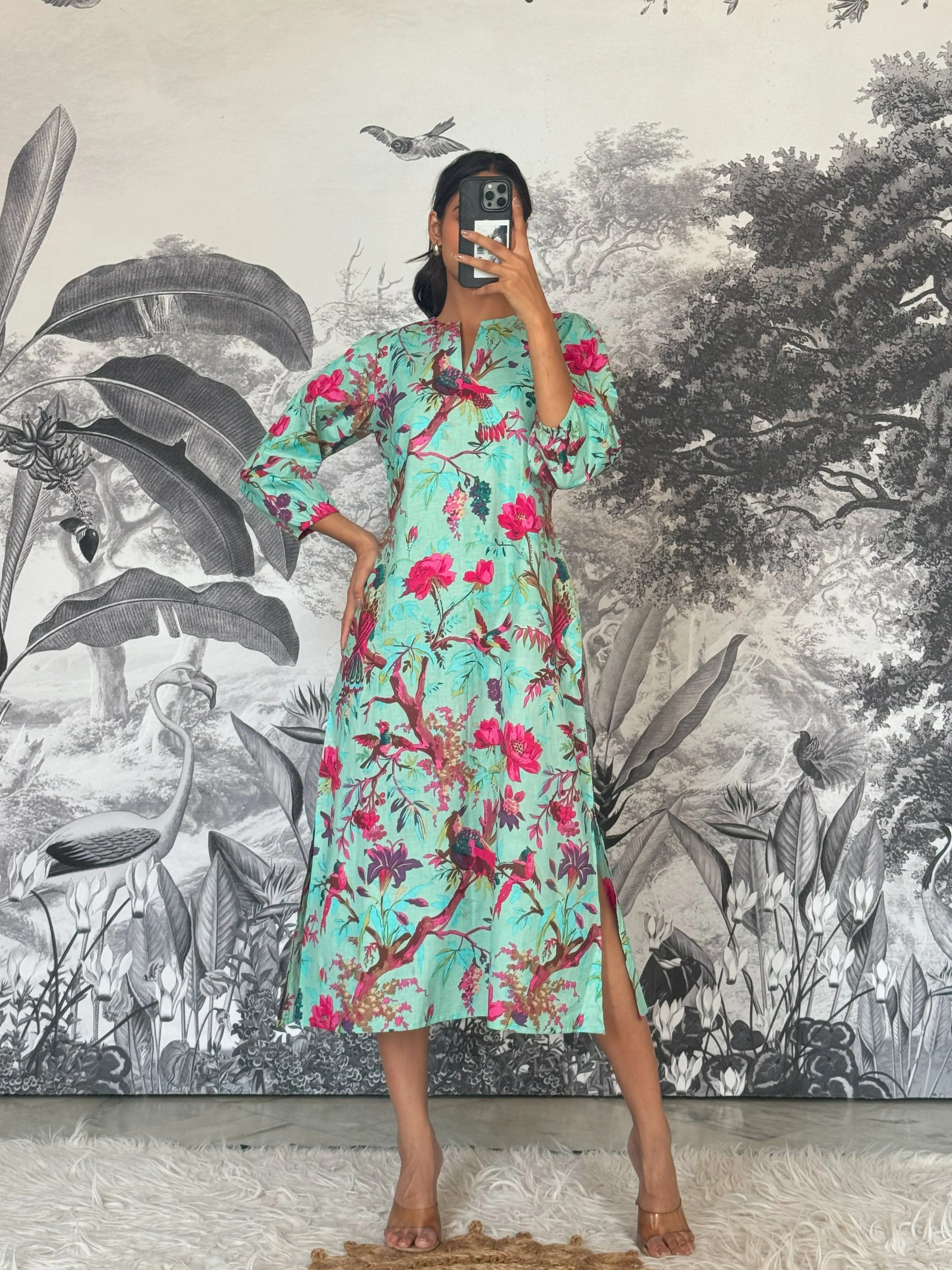 Cotton Printed Dress