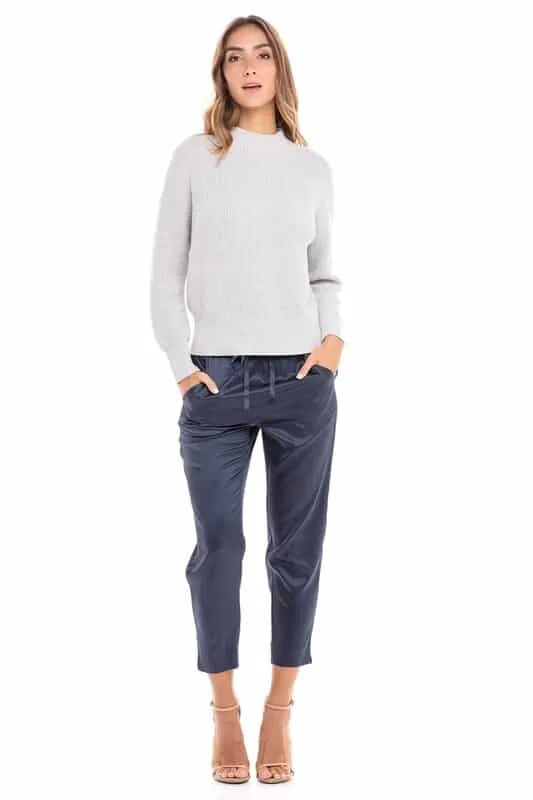 Cotton/Cashmere Mock Neck Sweaters