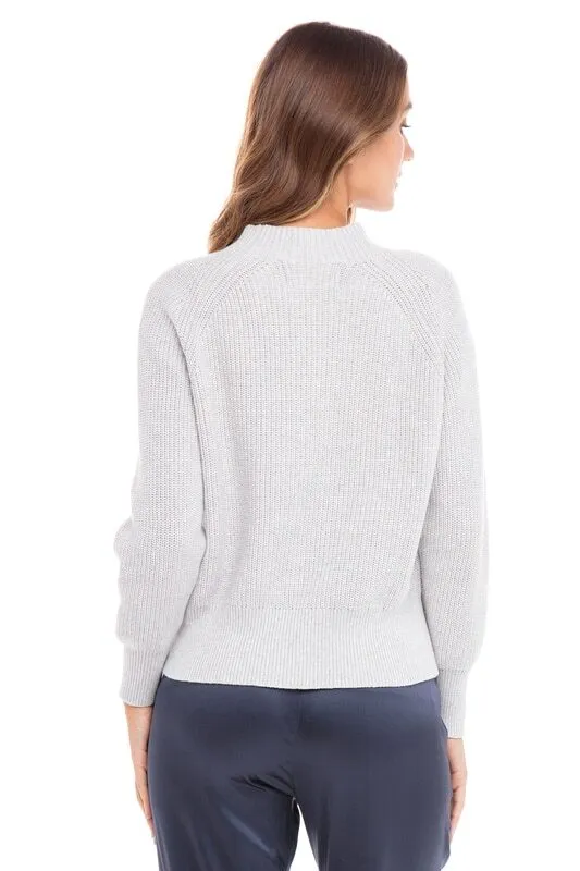 Cotton/Cashmere Mock Neck Sweaters