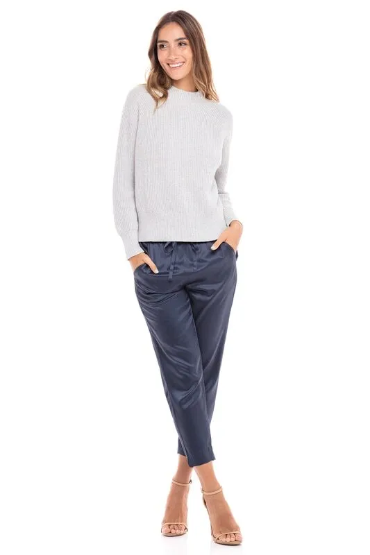 Cotton/Cashmere Mock Neck Sweaters