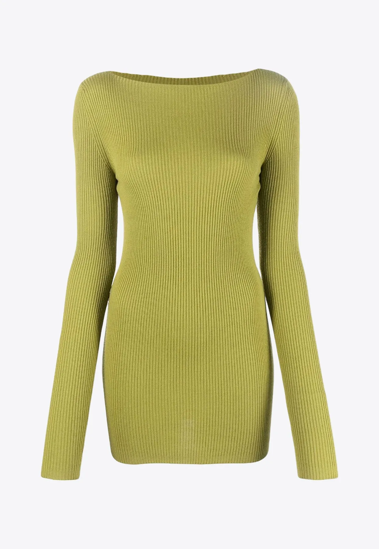 Cut-Out Ribbed Sweater
