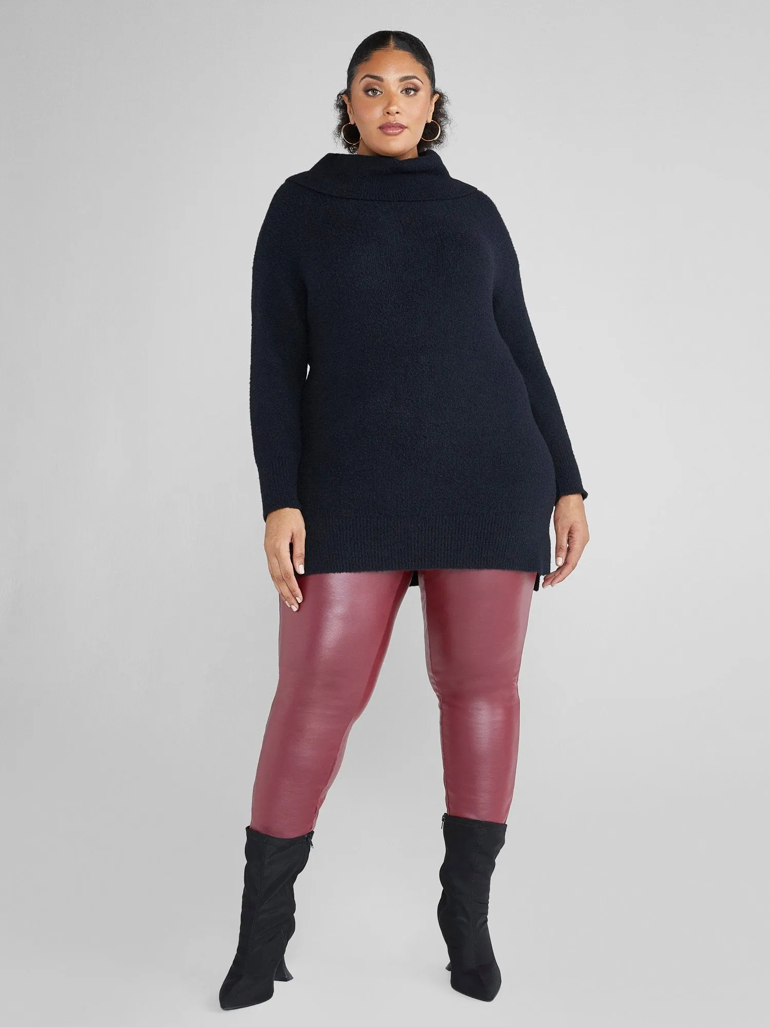 Dani Cowlneck Tunic Sweater